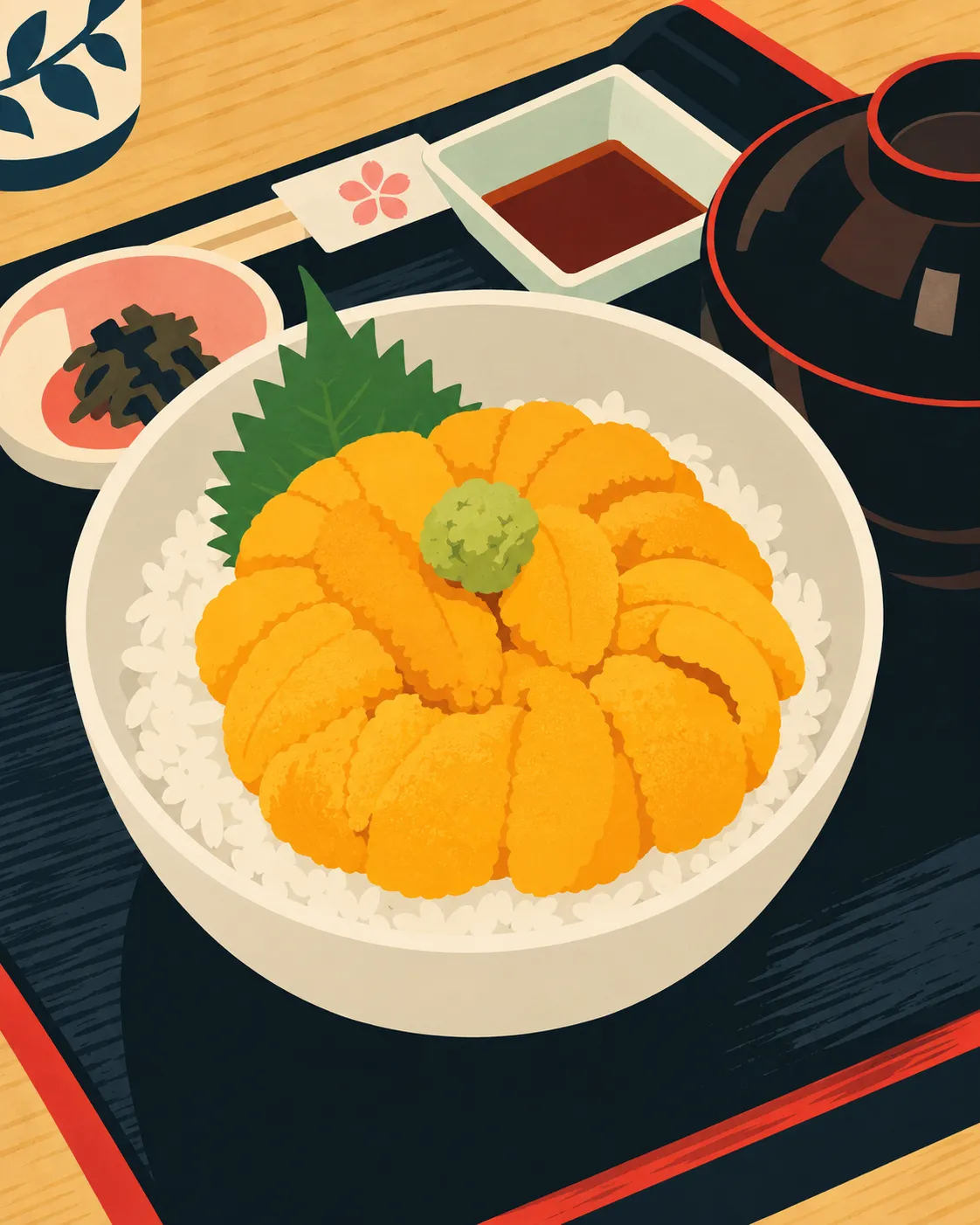No bafun uni that day — a shame, but the unidon was still delicious.